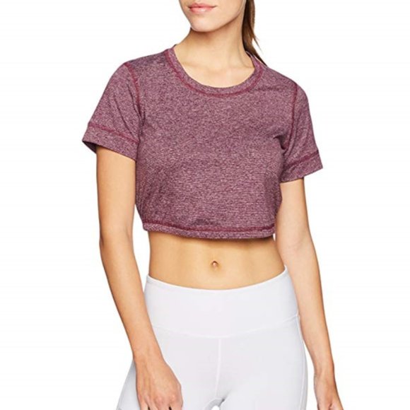 Splendid Studio Street Crop Top Gym Cropped Tee Shirt Active Sporty Casual M New - Picture 1 of 8